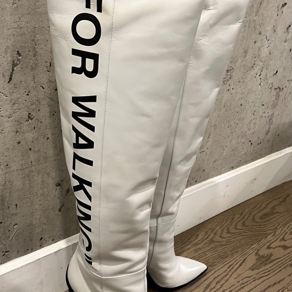 Off White - c/o Virgil Abloh White For Walking Boots - 120 Knee - - Picture 3 of 5